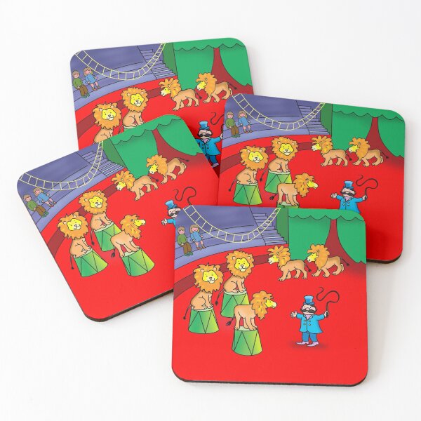 Item preview, lions performing in a circus and a trainer designed and sold by sonaadalian.