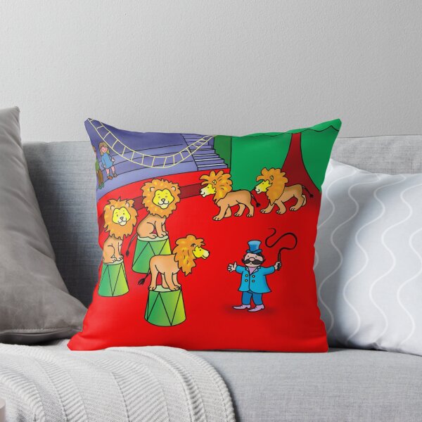Item preview, lions performing in a circus and a trainer designed and sold by sonaadalian.