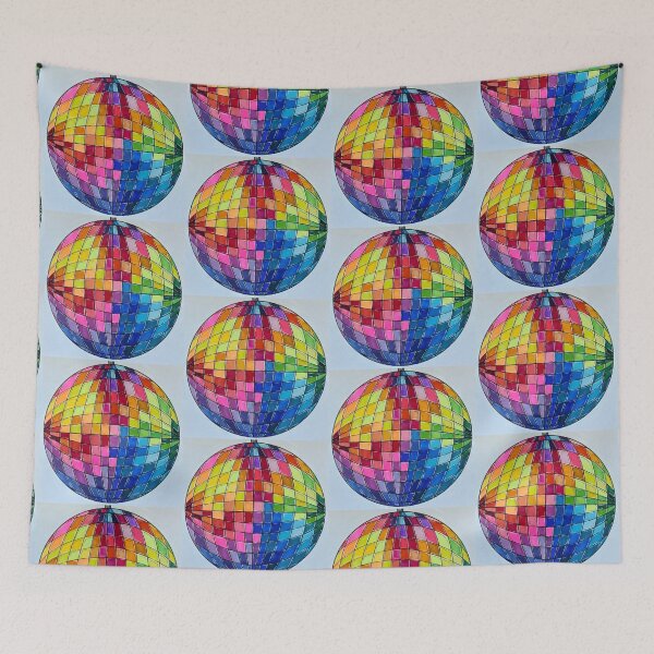 Item preview, Colorful Disco Ball designed and sold by StudioRosebud.