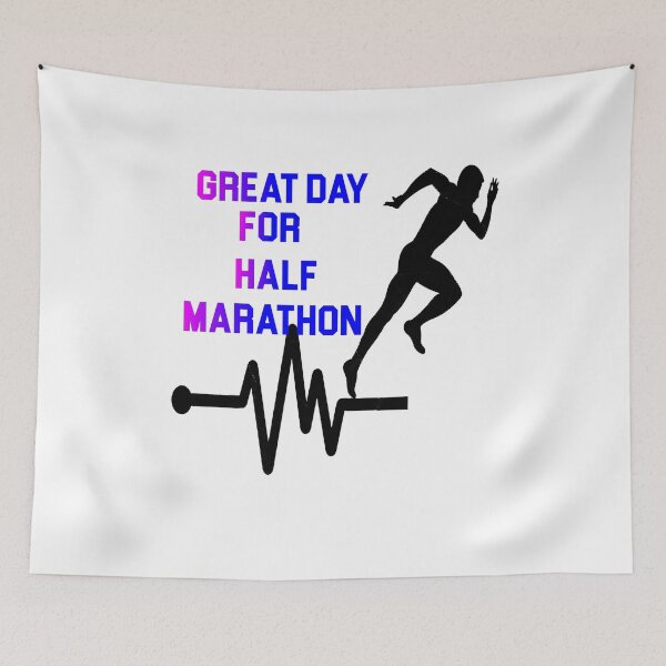 Item preview, Great Day For Half Marathon, funny running shirts designed and sold by iLamshop.