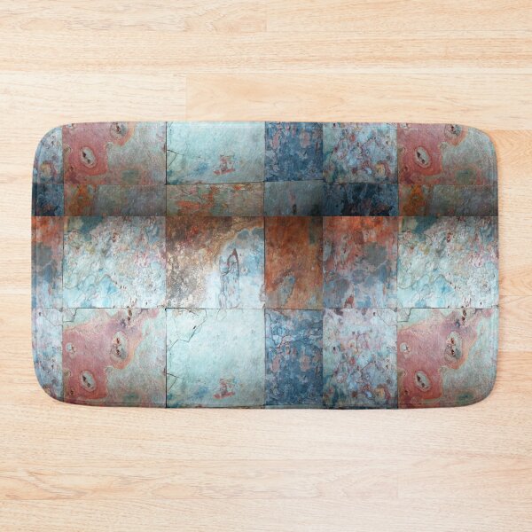 Item preview, Tiles in Rust Grey Earth Tones Background designed and sold by Sharon Schwalbe.