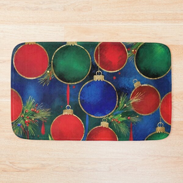 Item preview, Velvety Christmas Ornament Design designed and sold by BubbleGalaxy.