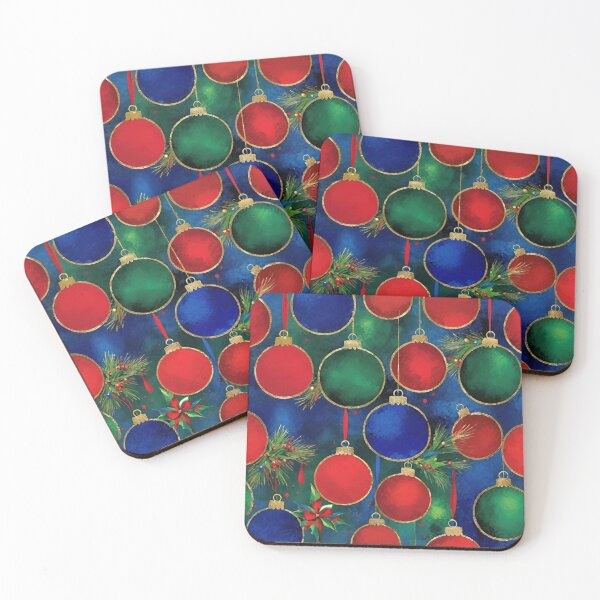 Item preview, Velvety Christmas Ornament Design designed and sold by BubbleGalaxy.