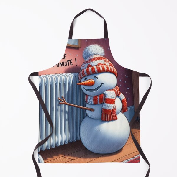 Item preview, Snowman Warming Up designed and sold by Fazube.