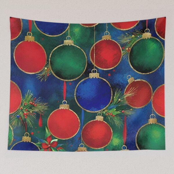 Item preview, Velvety Christmas Ornament Design designed and sold by BubbleGalaxy.