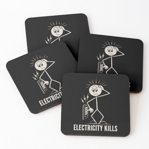 Item preview, Electricity Kills Electrifying Humor Safety Awareness designed and sold by Anniko Art Studio.