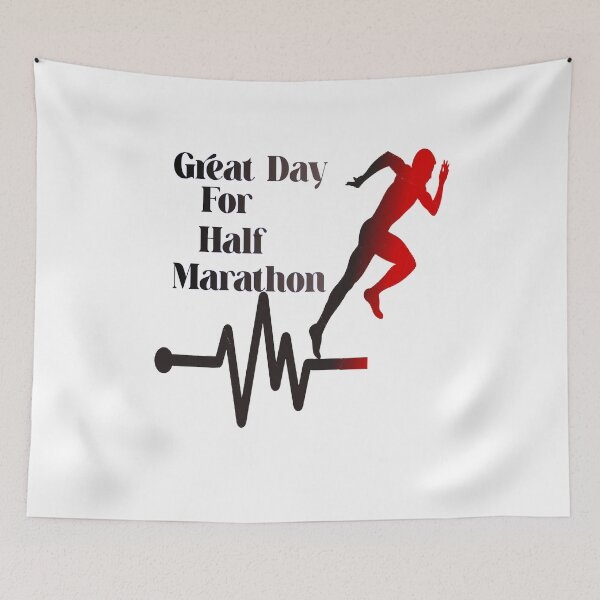 Item preview, Great Day For Half Marathon, funny running shirts designed and sold by iLamshop.