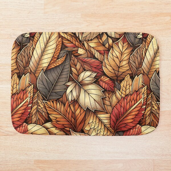 Item preview, BROWN AUTUMN LEAVES designed and sold by AJCIShop.
