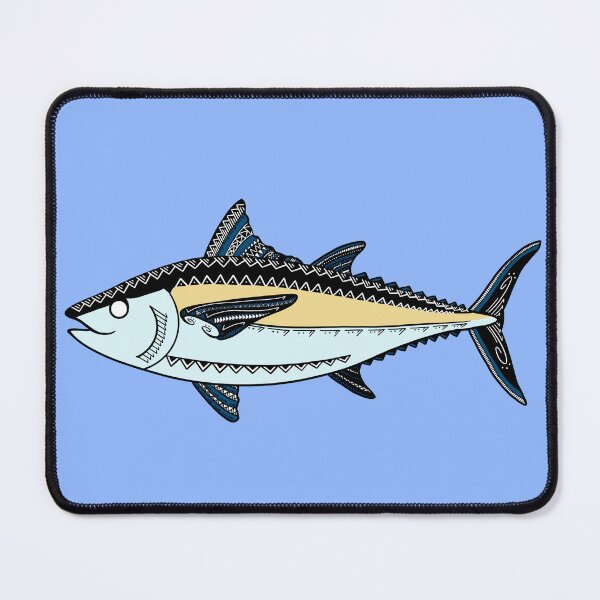 Item preview, Blue and Yellow Tribal Tuna designed and sold by Steeb757.