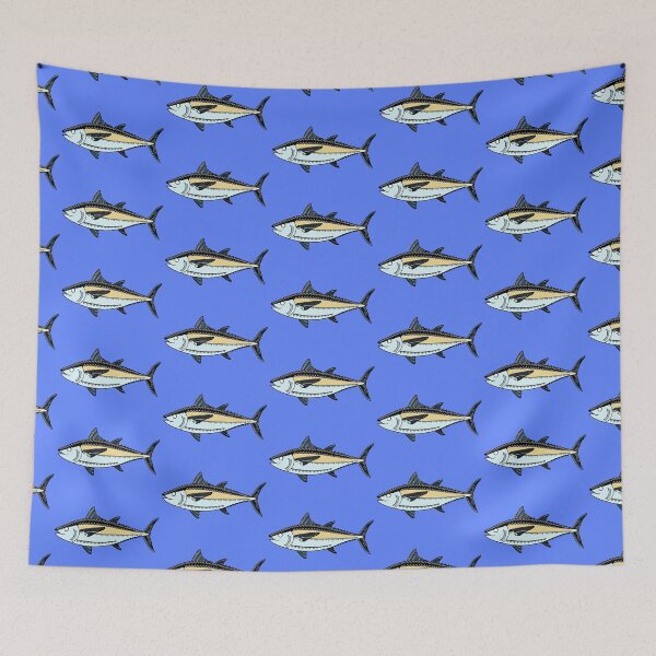 Item preview, Blue and Yellow Tribal Tuna designed and sold by Steeb757.
