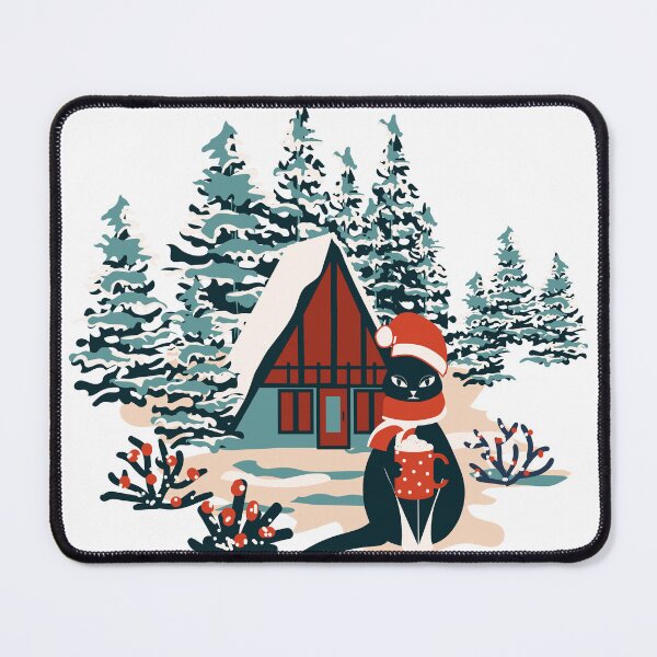 Item preview, Cozy Cat Winter Retreat designed and sold by winkeltriple.