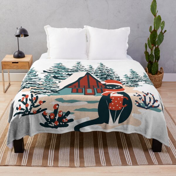 Item preview, Cozy Cat Winter Retreat designed and sold by winkeltriple.