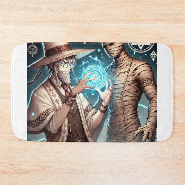 Item preview, Polish Rabbi Casting Spells and Golem designed and sold by LOAMBO5AI.