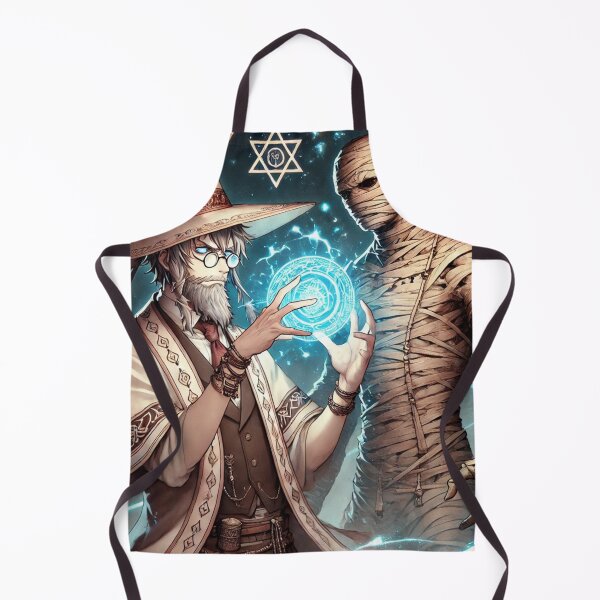 Item preview, Polish Rabbi Casting Spells and Golem designed and sold by LOAMBO5AI.