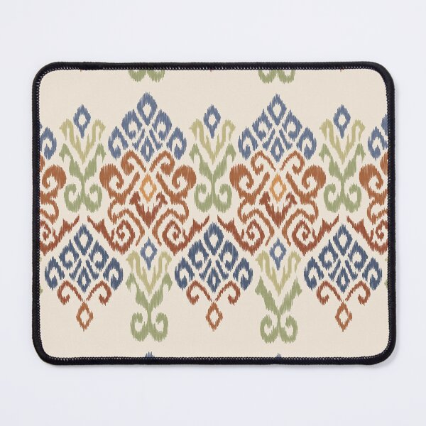 Item preview, Ikat weave design in a multicolor pattern designed and sold by Morrisseyfabric.