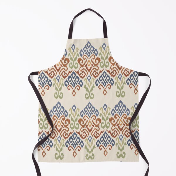 Item preview, Ikat weave design in a multicolor pattern designed and sold by Morrisseyfabric.