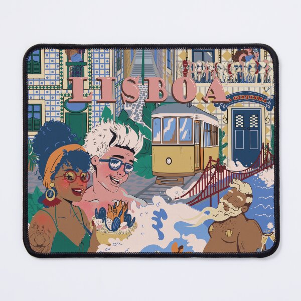 Item preview, Vibrant City of Lisbon designed and sold by MilicaMonaiArt.