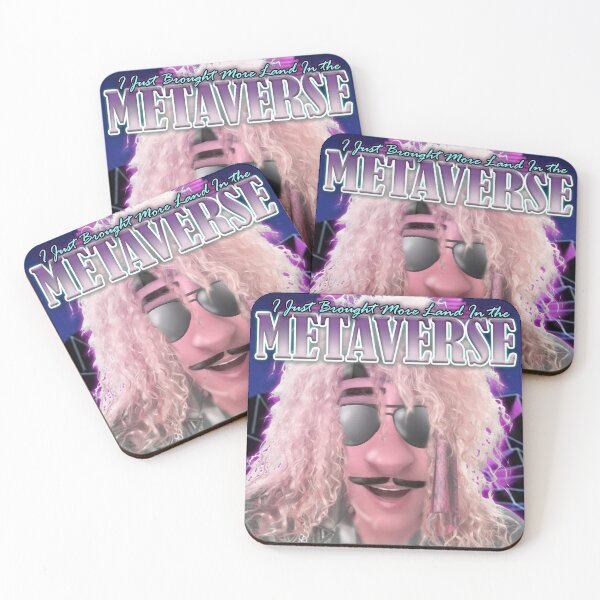 Item preview, I Just Brought More Land in the Metaverse 80's Eddition Meme designed and sold by cheezeEGG.