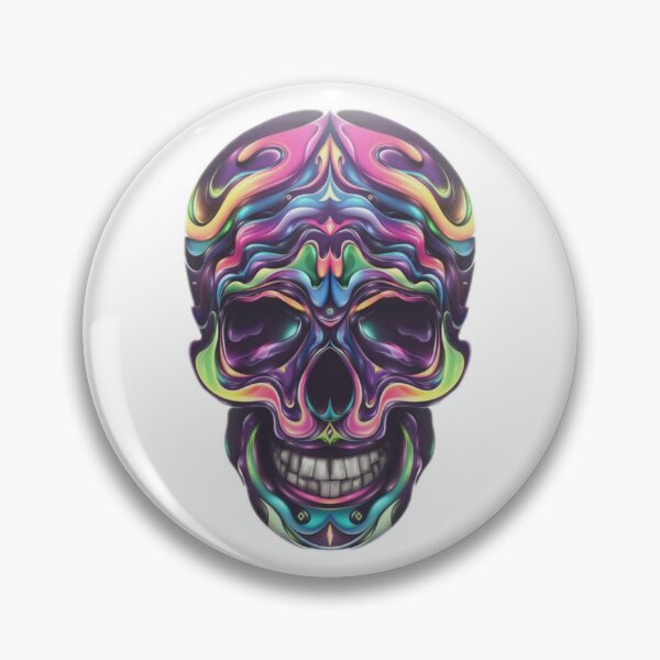 Item preview, Colorful skull designed and sold by Mara's designs.
