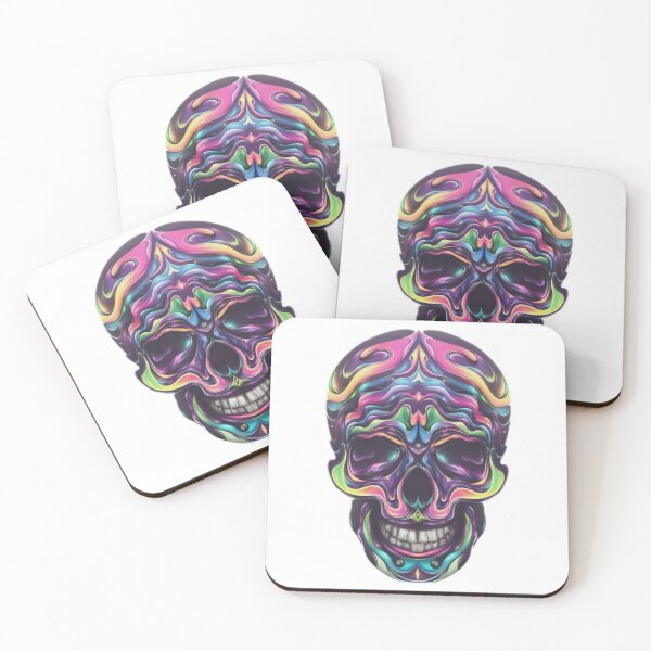 Item preview, Colorful skull designed and sold by Mara's designs.