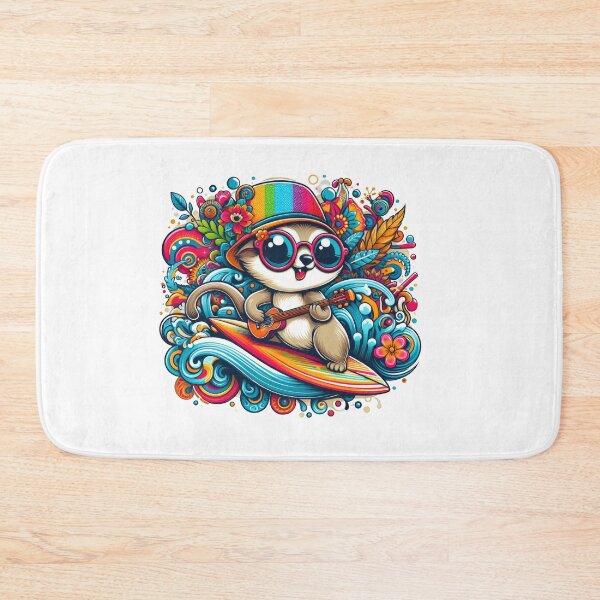 Item preview, Psychedelic Surfer Dude designed and sold by lalylaura.