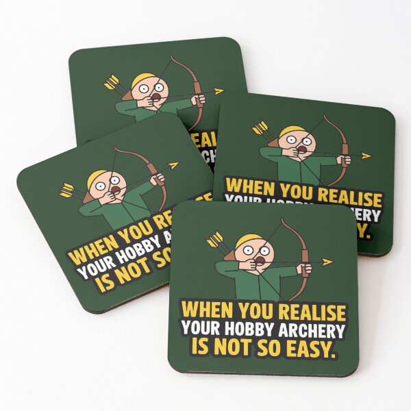 Item preview, When You Realise Your Hobby Archery Is Not So Easy   designed and sold by MonkiFlipp.
