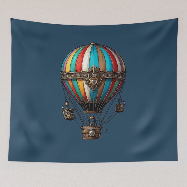 Item preview, Steampunk hot air balloon designed and sold by Purr95.