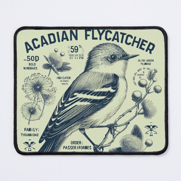 Item preview, Acadian Flycatcher 2 designed and sold by theAVIARY7.