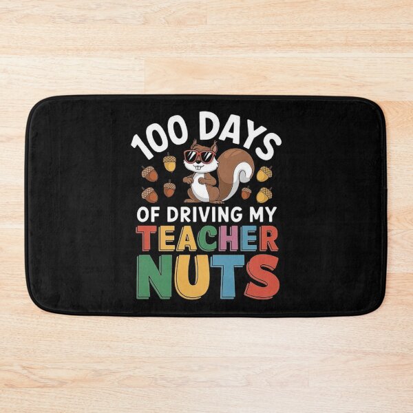Item preview, 100 Days of Driving My Teacher Nuts” – Funny Squirrel and Acorn Design for Teachers and Students designed and sold by love3617.