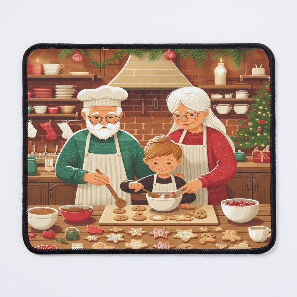 Item preview, Making Christmas Cookies designed and sold by Spike The Punch Design Co..
