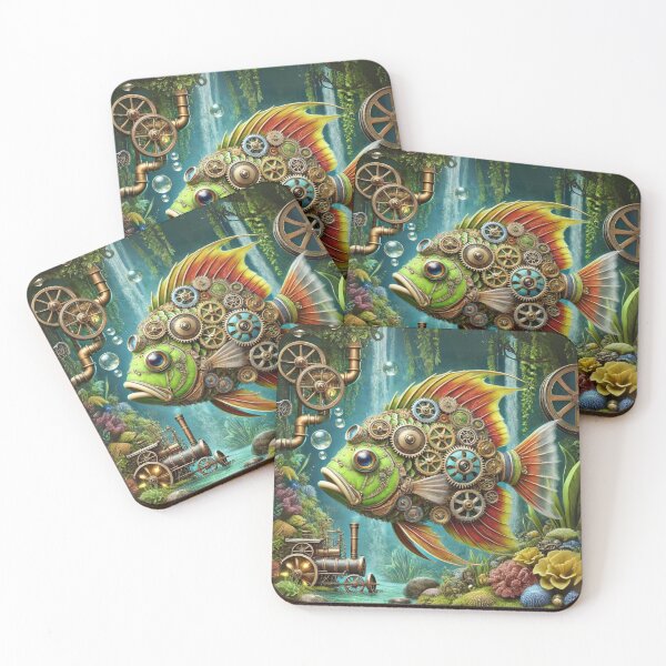 Item preview, Steampunk Flowerhorn Fish designed and sold by Sillytoe.