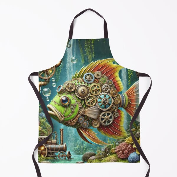 Item preview, Steampunk Flowerhorn Fish designed and sold by Sillytoe.