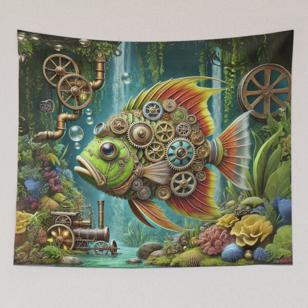 Item preview, Steampunk Flowerhorn Fish designed and sold by Sillytoe.