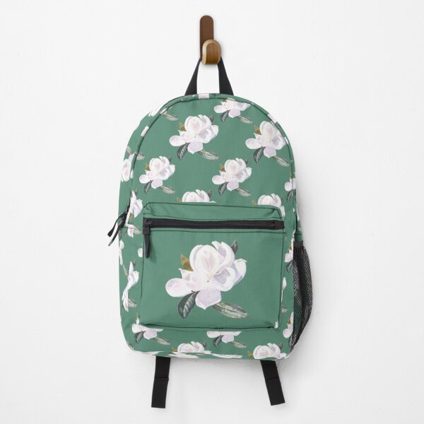 Item preview, Diagonal Magnolia Array on Green 5a8e76 designed and sold by Art in My Loft.