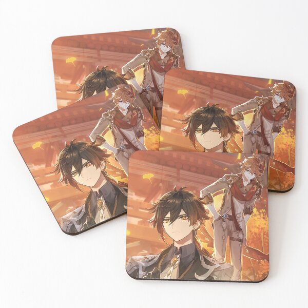 Item preview, Zhongli and Childe Genshin Impact designed and sold by N4re.
