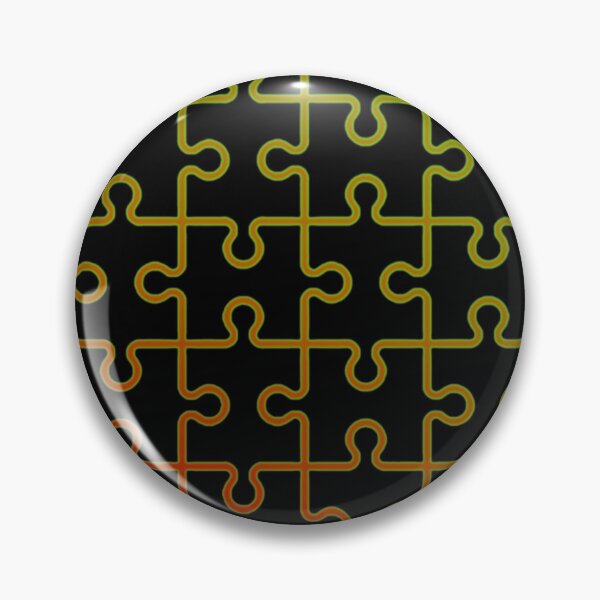 Item preview, Jigsaw Puzzle Pieces Red Green Pattern  designed and sold by PhyrexiaB.