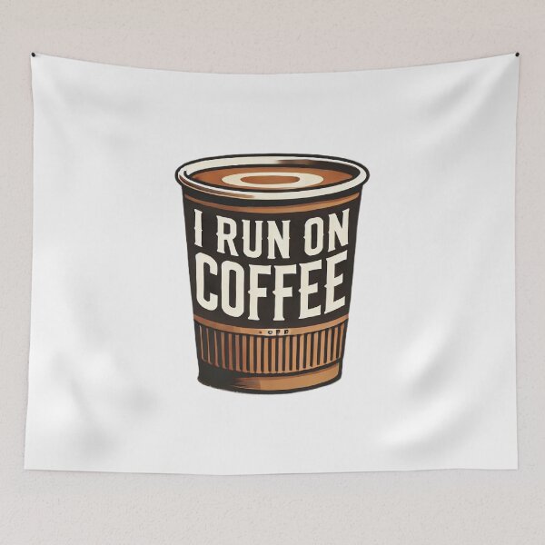 Item preview, I Run on Coffee designed and sold by Flash-Ryan.