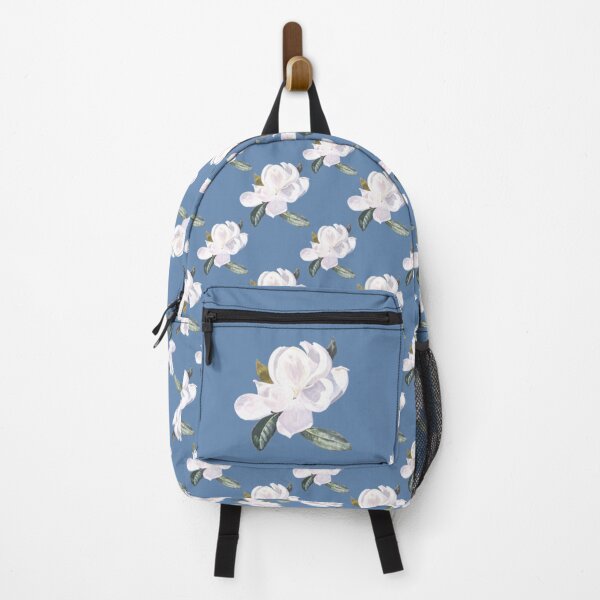 Item preview, Diagonal Magnolia Array on Union Blue 6588b1 designed and sold by Art in My Loft.