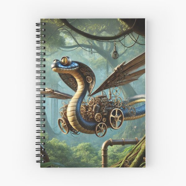 Item preview, Steampunk Flying Snake designed and sold by Sillytoe.