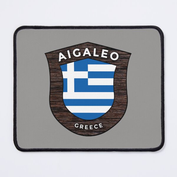 Item preview, Aigaleo Greece Emblem Flag designed and sold by World Designs.