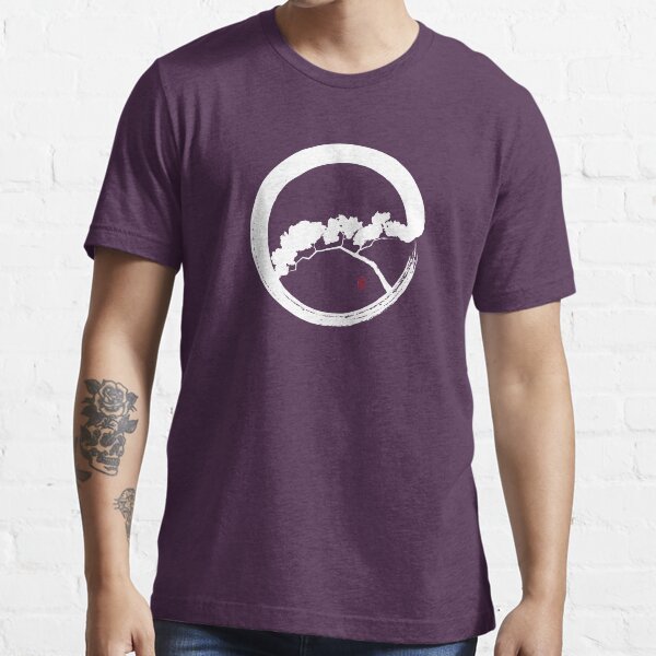 Tree Enso Whte Essential T-Shirt