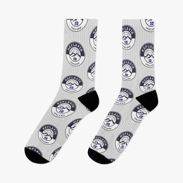 Item preview, Keflavík Iceland Black and White Crest designed and sold by World Designs.