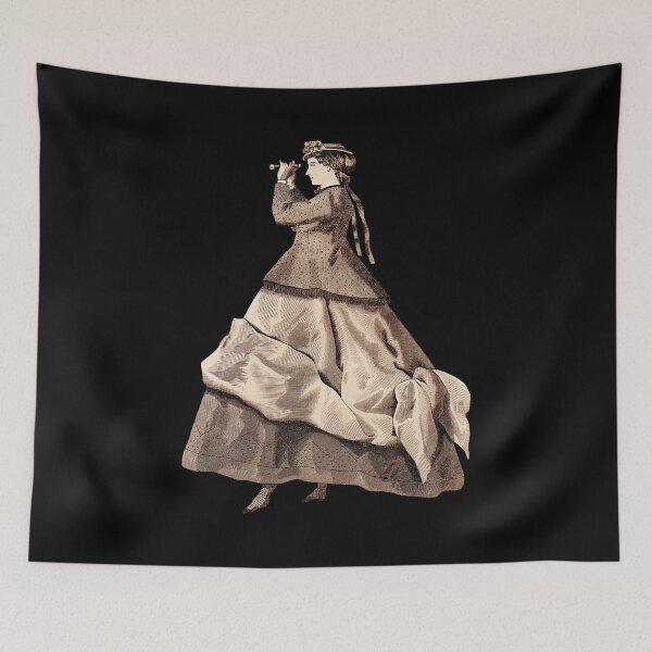 Item preview, Steampunk Victorian Lady with Binoculars designed and sold by Pixelchicken.