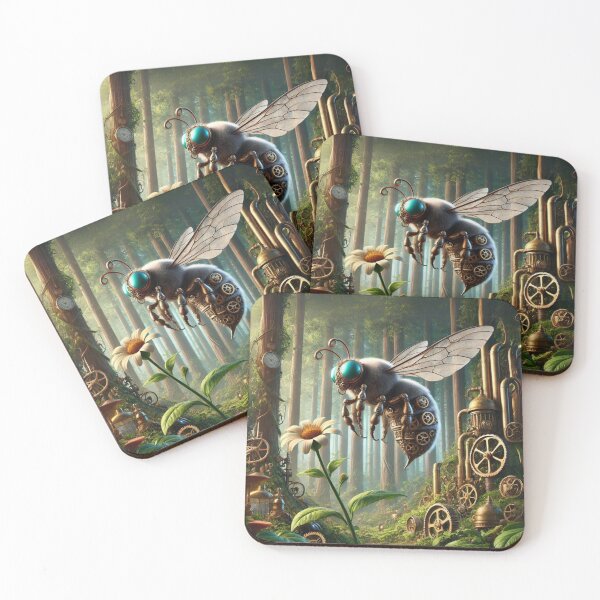 Item preview, Steampunk Forest Cuckoo Bumblebee designed and sold by Sillytoe.