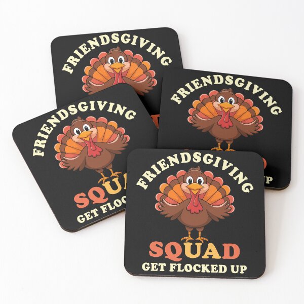 Item preview, Friendsgiving Squad Get Flocked Up Thanksgiving designed and sold by Teeloony.