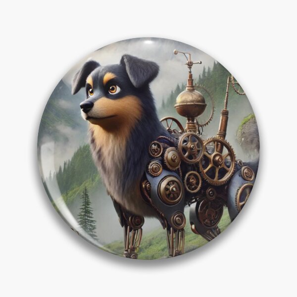 Item preview, Steampunk Formosan Mountain Dog designed and sold by Sillytoe.