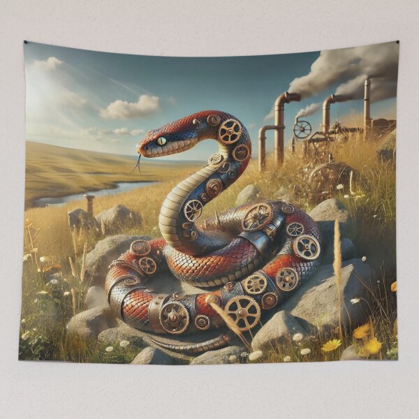 Item preview, Steampunk Fox Snake designed and sold by Sillytoe.