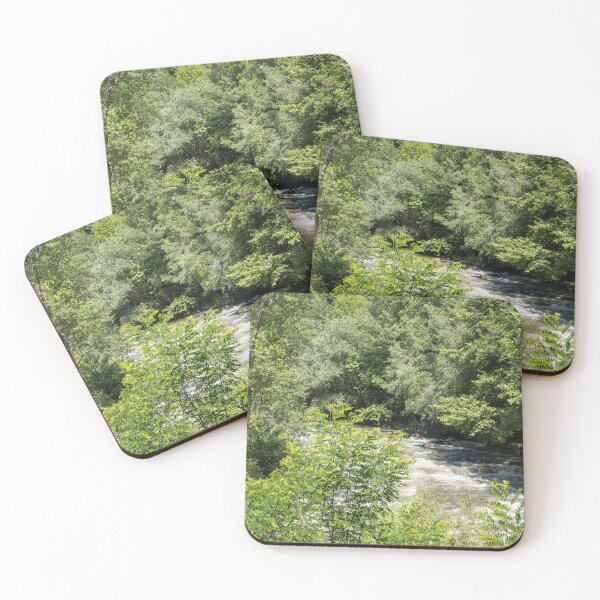 Item preview, Swift River with Lush Green Riverbanks designed and sold by Georgia Mizuleva.