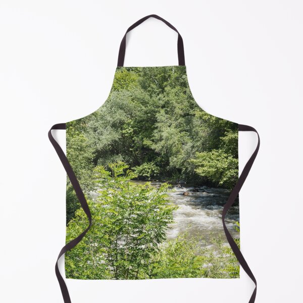 Item preview, Swift River with Lush Green Riverbanks designed and sold by Georgia Mizuleva.