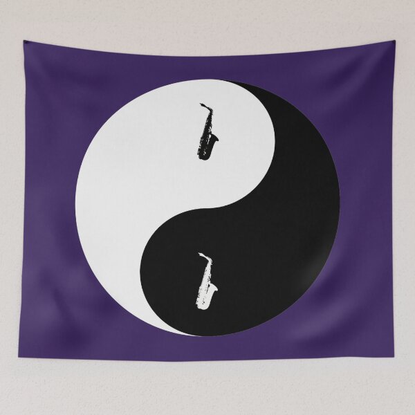 Artikelvorschau, Altsaxophon Yin Yang entworfen und verkauft von AintJames.